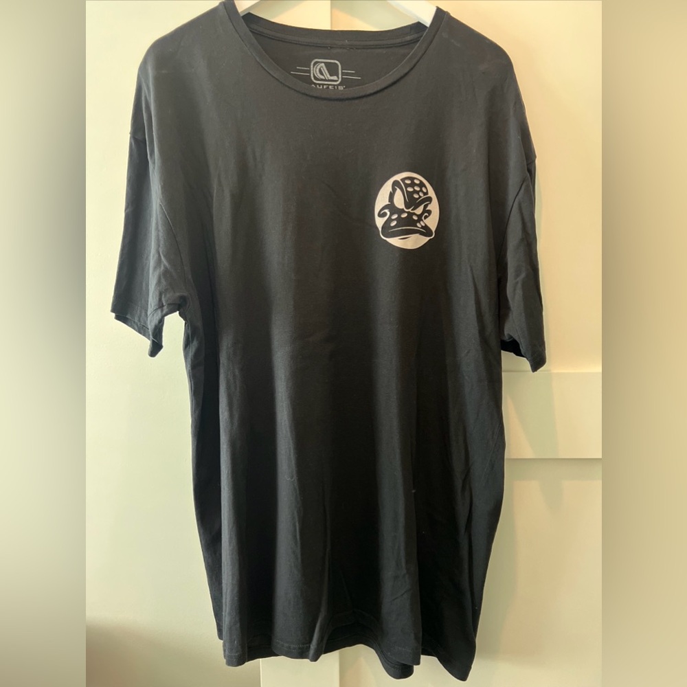 Aufeis Anaheim Ducks NHL Men’s Short Sleeve Cotton Tee XL Black